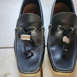 Prada size 7Uk or 8US blue shoes EUC